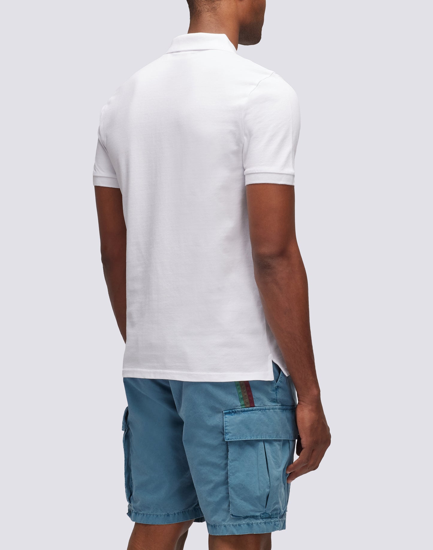 CHAZ POLO SHIRT IN PIQUE COTTON