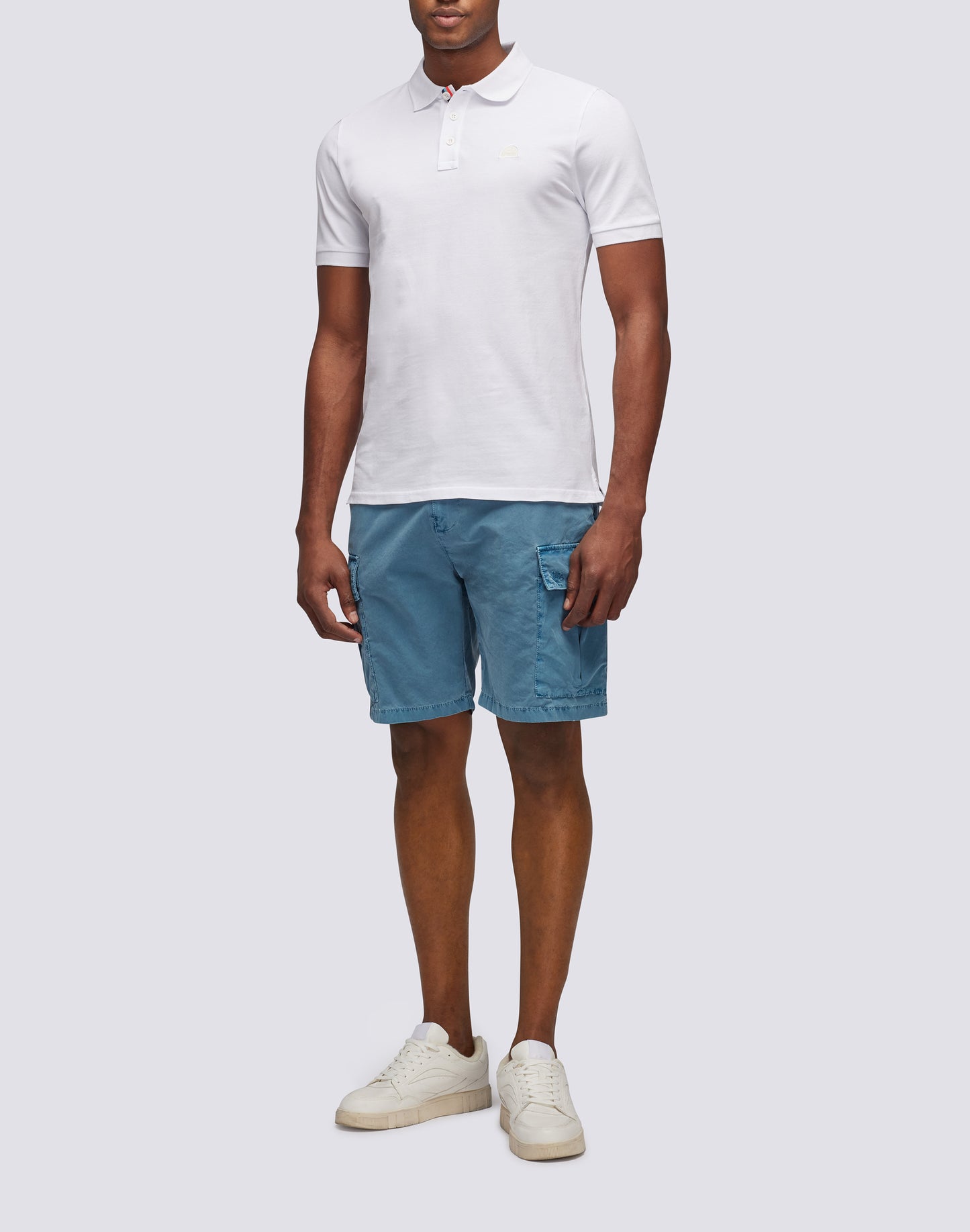 CHAZ POLO SHIRT IN PIQUE COTTON