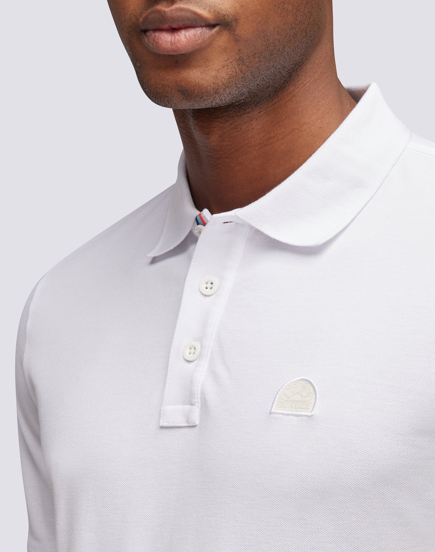 CHAZ POLO SHIRT IN PIQUE COTTON