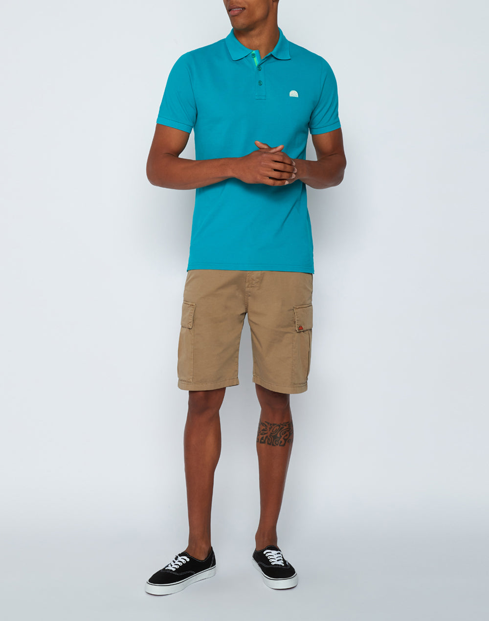 CHAZ POLO SHIRT IN PIQUE COTTON