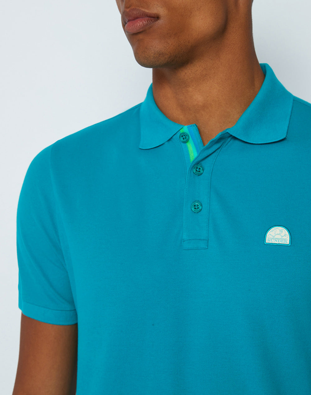 CHAZ POLO SHIRT IN PIQUE COTTON