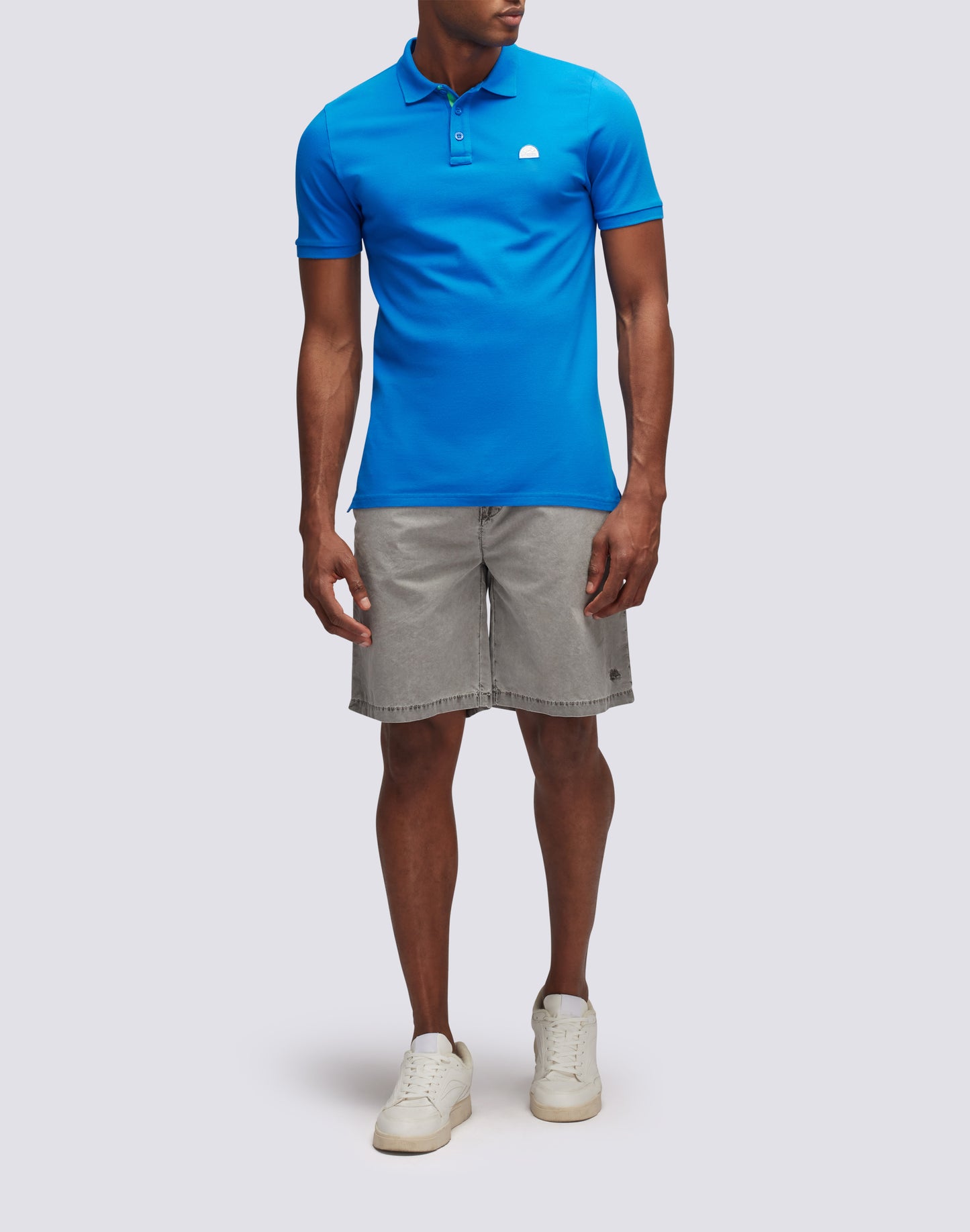 CHAZ POLO SHIRT IN PIQUE COTTON