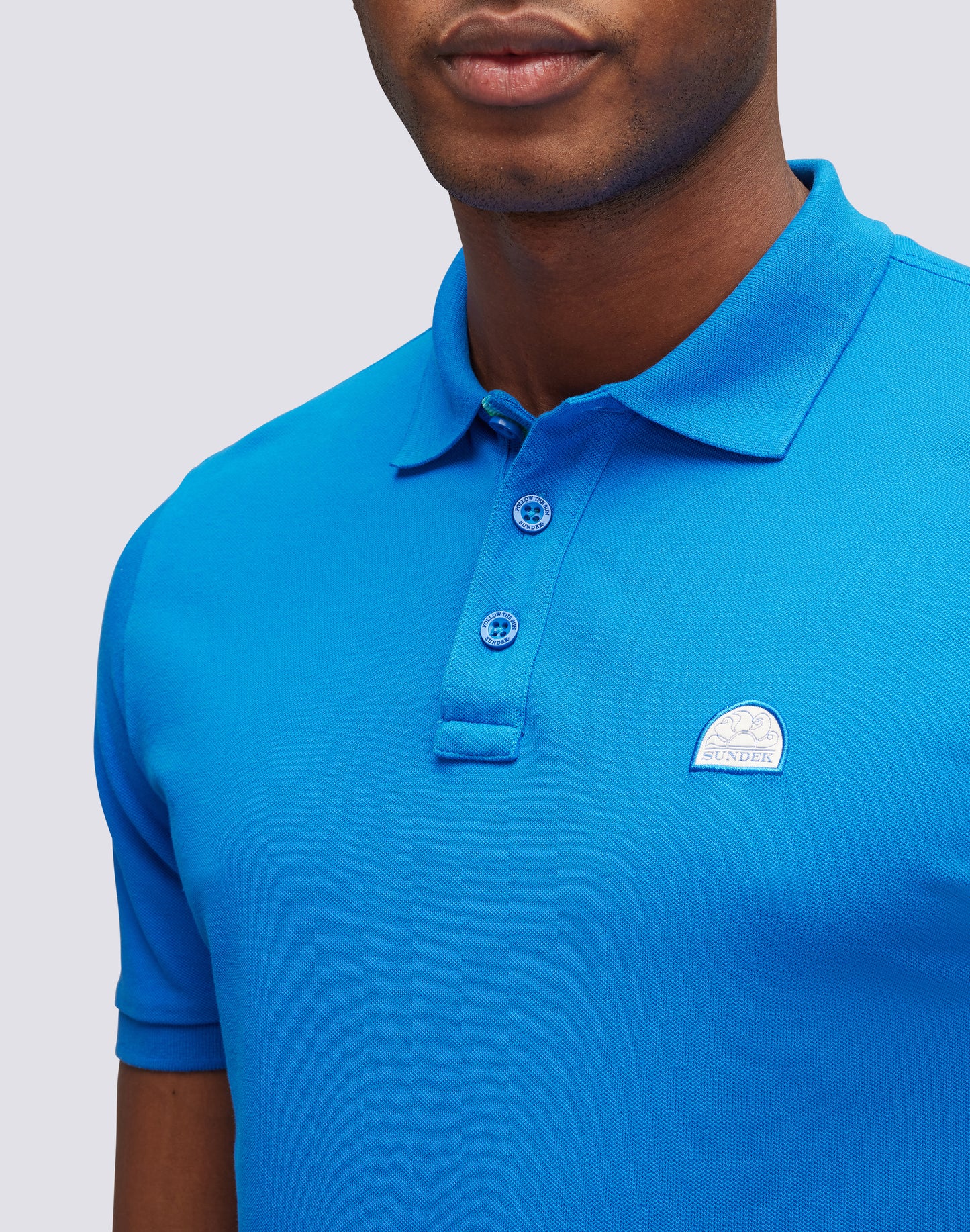 CHAZ POLO SHIRT IN PIQUE COTTON