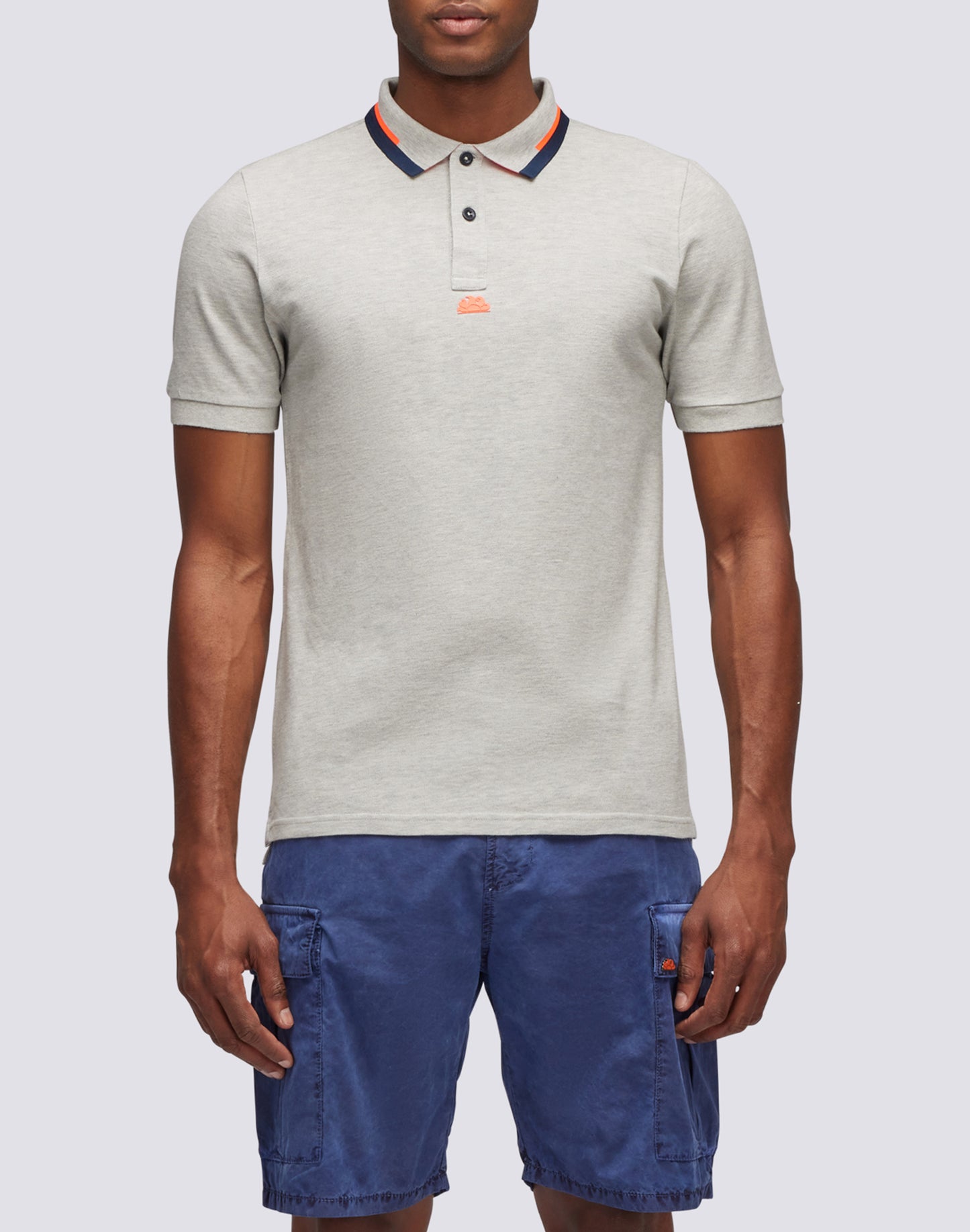 COMBINED PIQUÉ COTTON POLO SHIRT