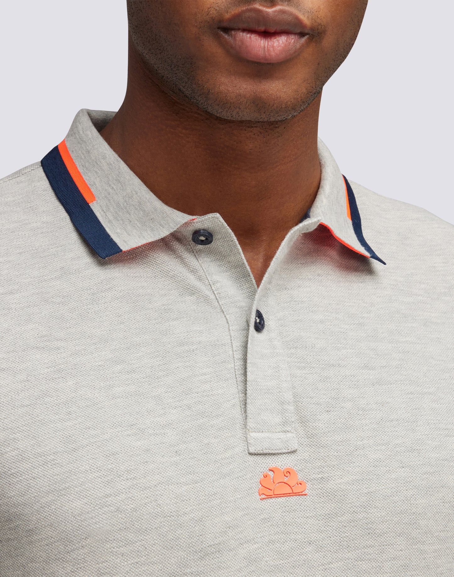 COMBINED PIQUÉ COTTON POLO SHIRT