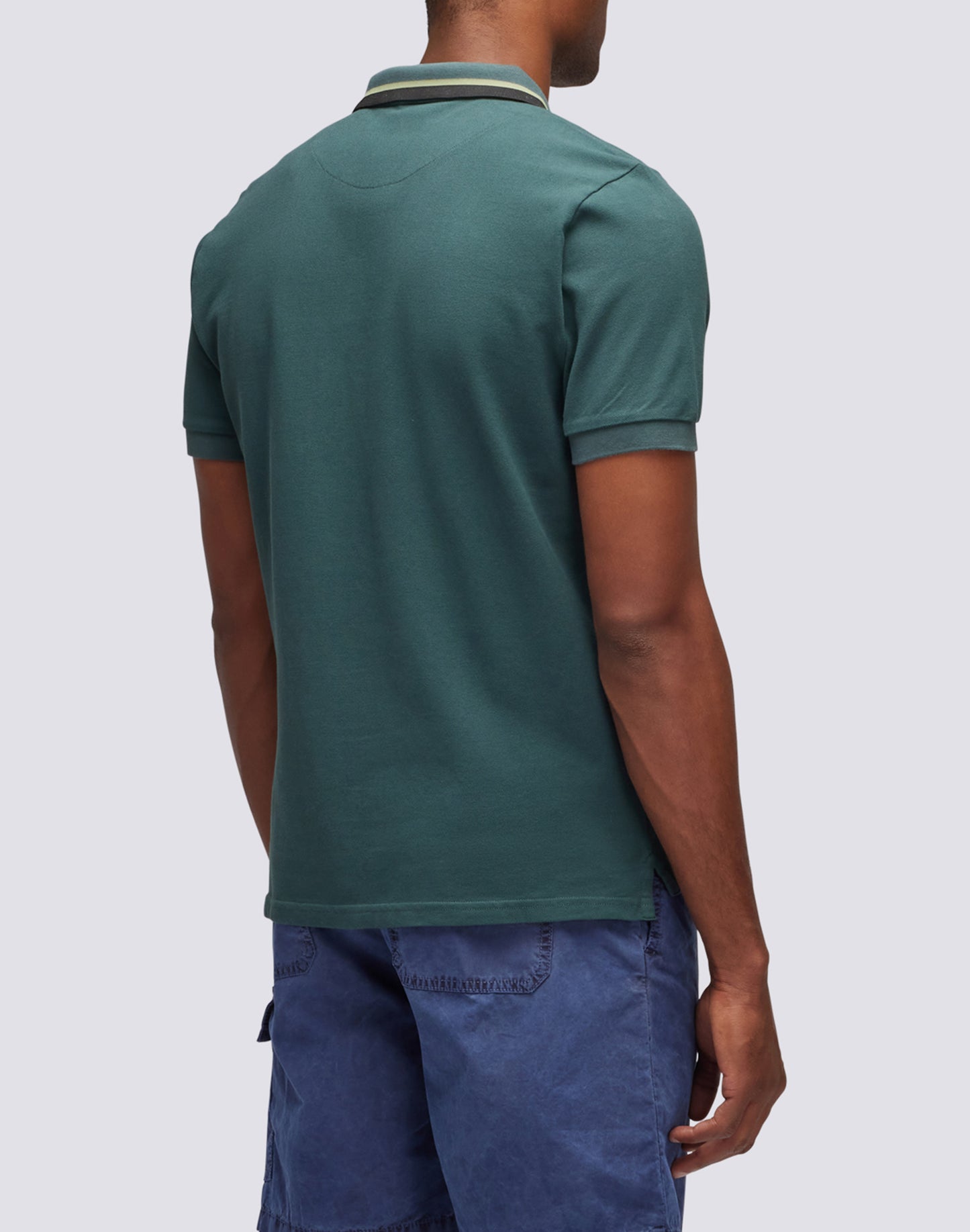 COMBINED PIQUÉ COTTON POLO SHIRT