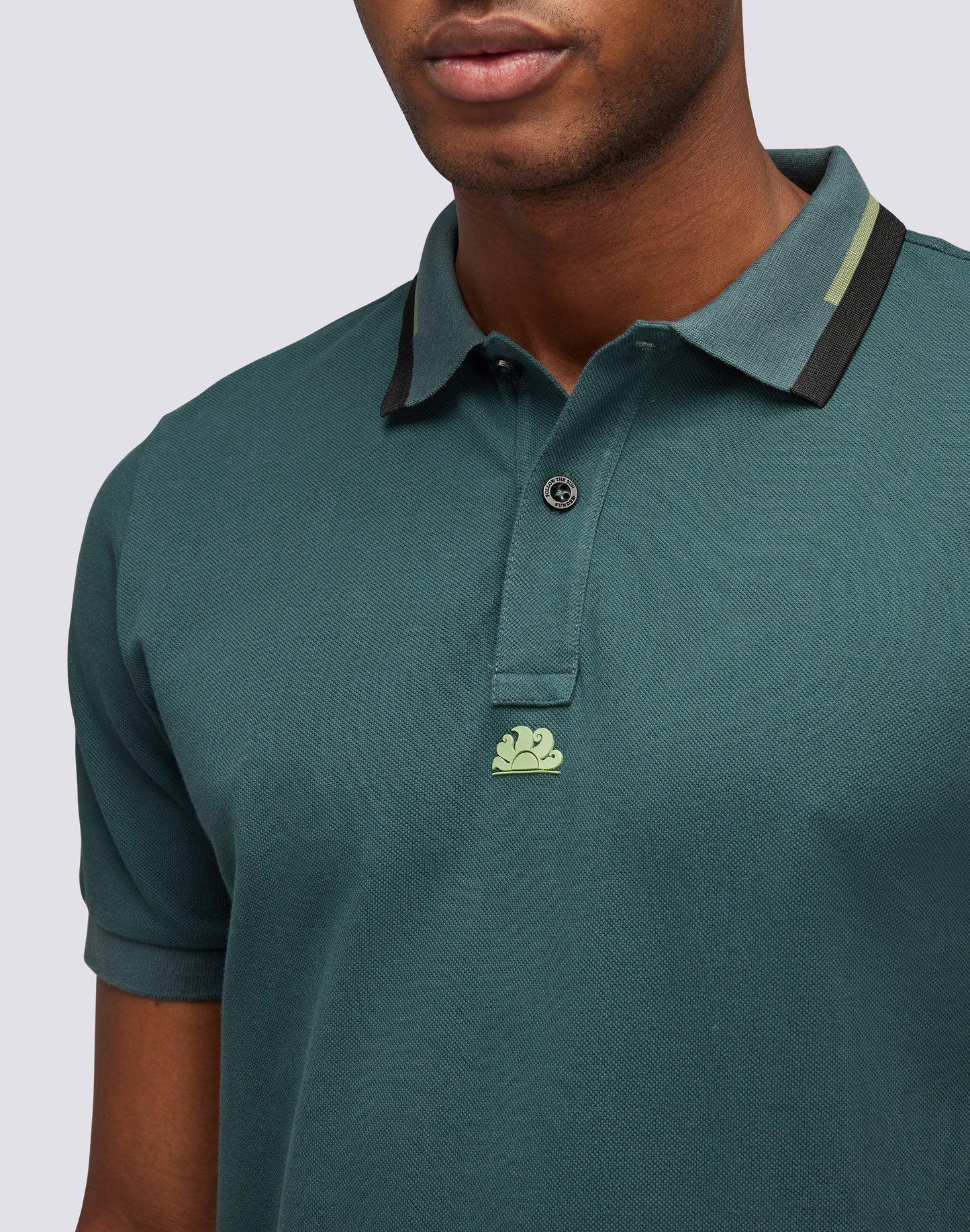 COMBINED PIQUÉ COTTON POLO SHIRT