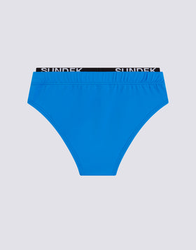 SWIMMING BRIEFS WITH SUNDEK LOGO ELASTIC BAND