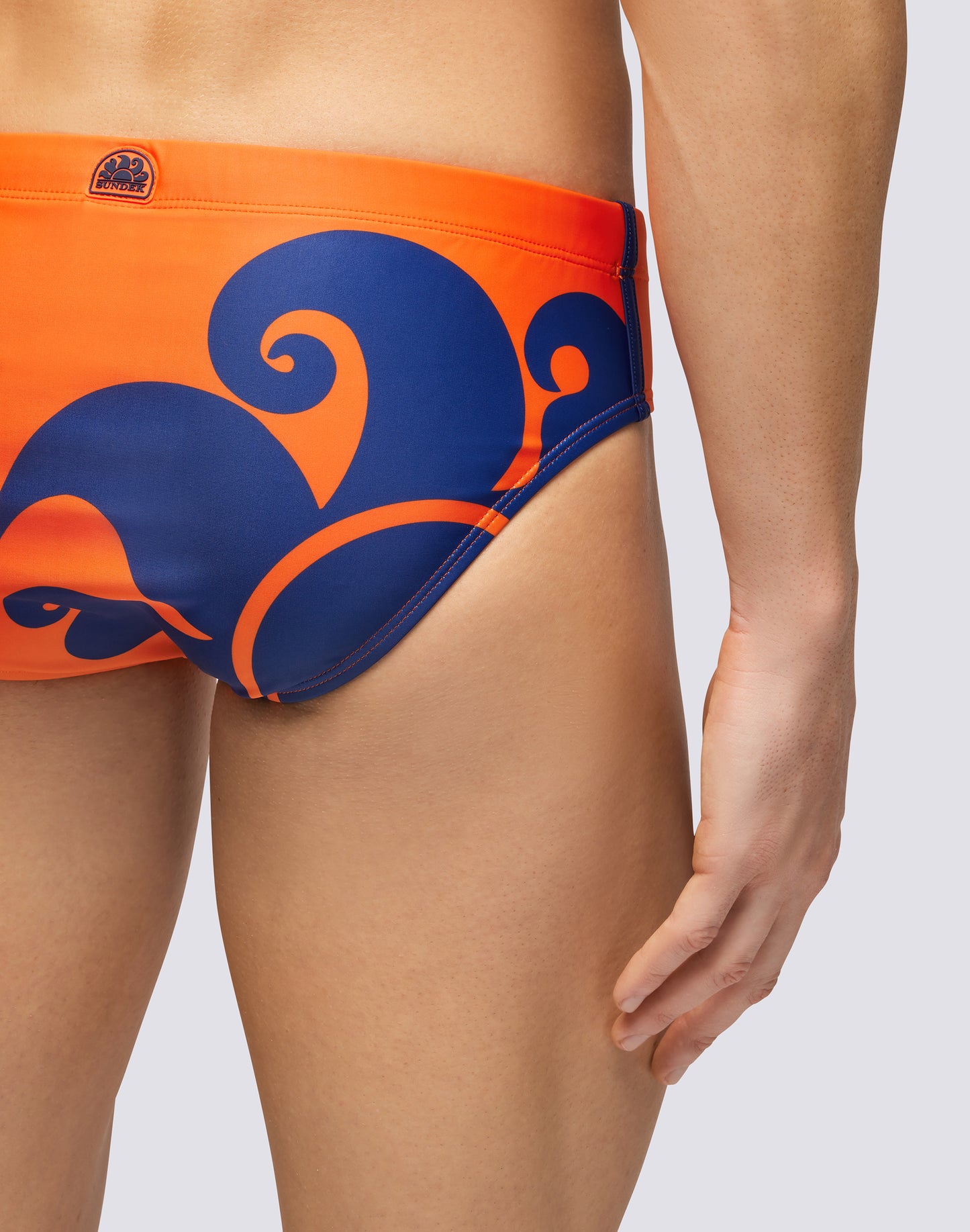 LEONARDO SWIM BRIEF LOGO PRINT