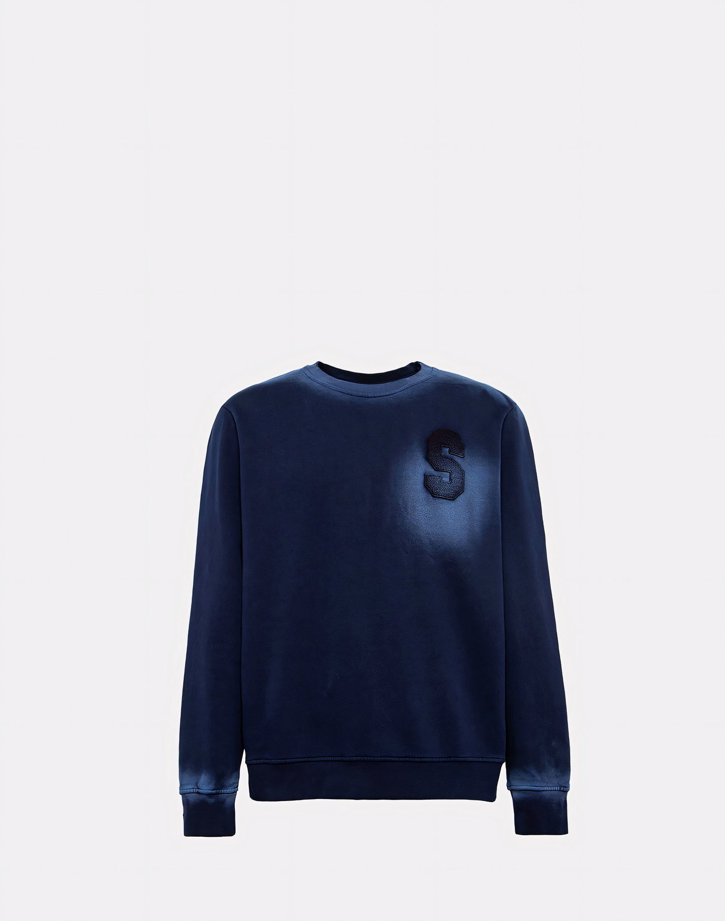 CREW NECK SWEATSHIRT WITH PATCH