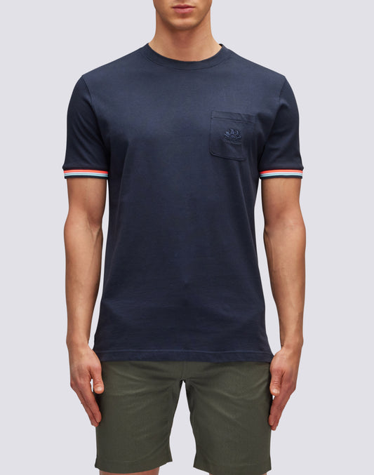 FINN CREW NECK T-SHIRT WITH POCKET