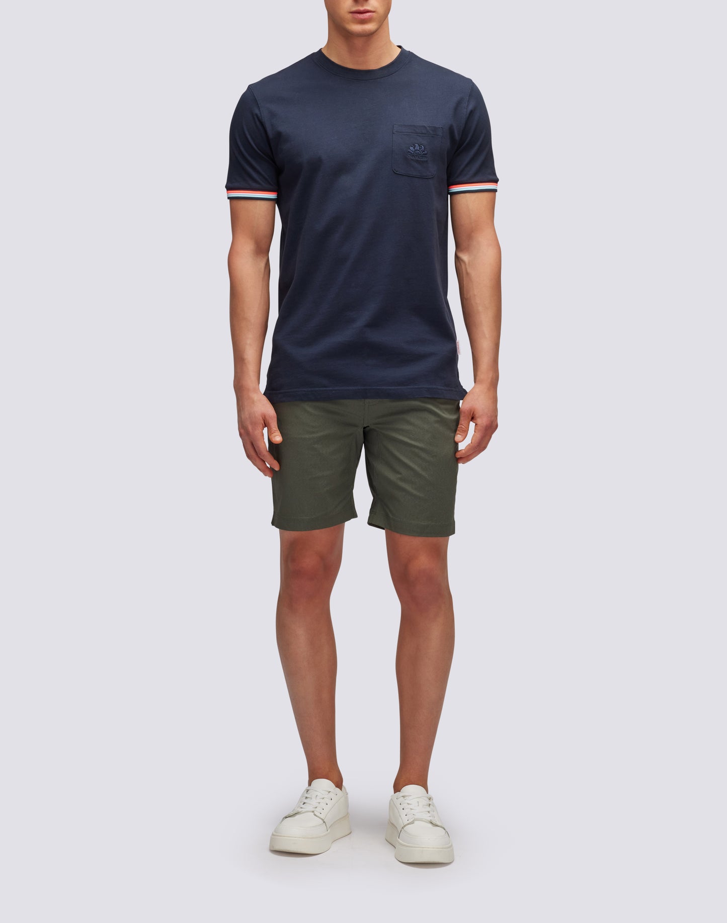 FINN CREW NECK T-SHIRT WITH POCKET