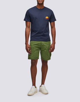 NEW HERBERT CREW NECK T-SHIRT WITH  MAXI-LOGO