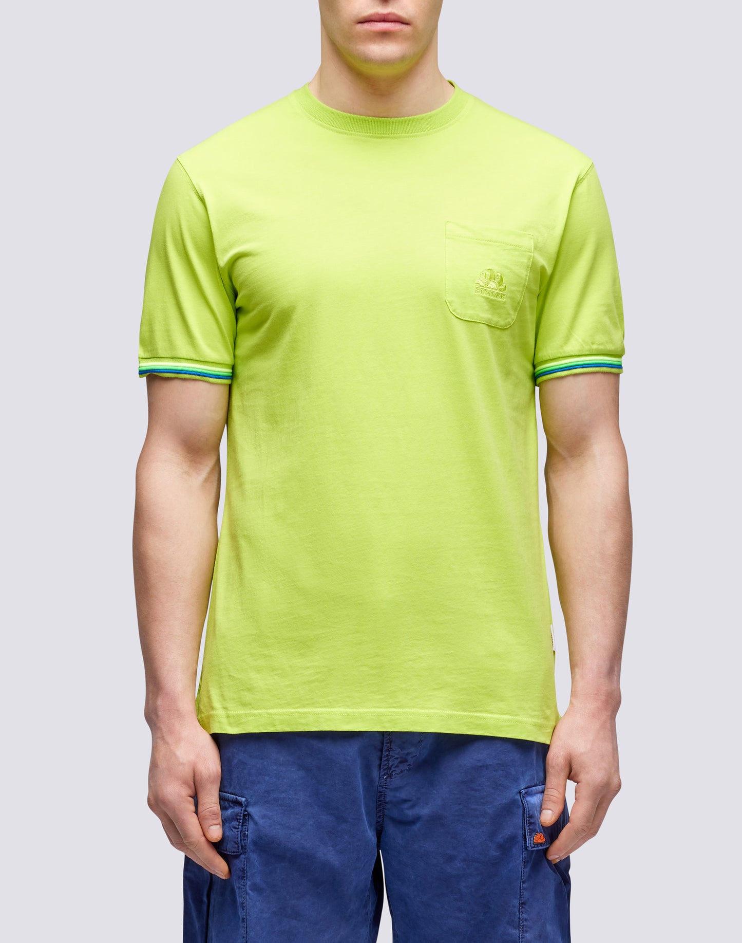 FINN CREW NECK T-SHIRT WITH POCKET