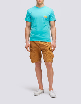 NEW HERBERT CREWNECK T-SHIRT WITH MAXI-LOGO