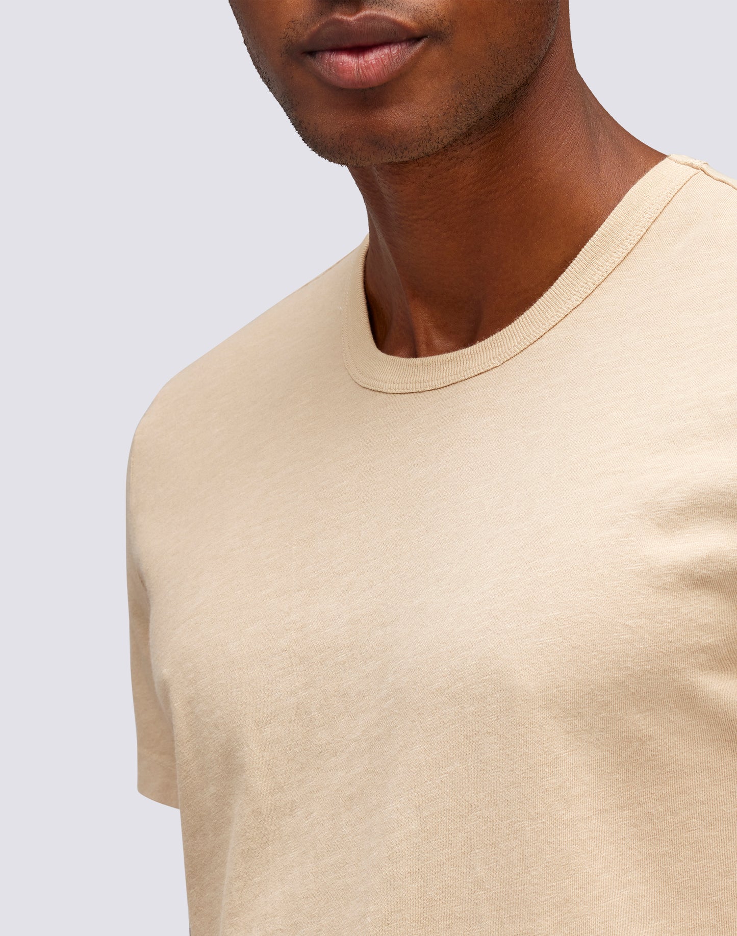 GARMENT DYED CREW NECK T-SHIRT