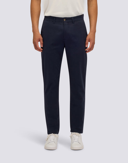TWILL STRETCH CHINO TROUSERS