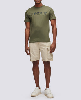 CARGO SHORTS IN GARMENT-DYED FABRIC WITH RAINBOW