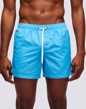 SHORT SWIM SHORTS WITH AN ELASTICATED WAISTBAND ICONIC TAFFETA ITALIAN FLAG