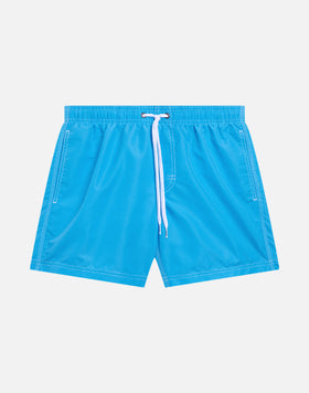 SHORT SWIM SHORTS WITH AN ELASTICATED WAISTBAND ICONIC TAFFETA ITALIAN FLAG