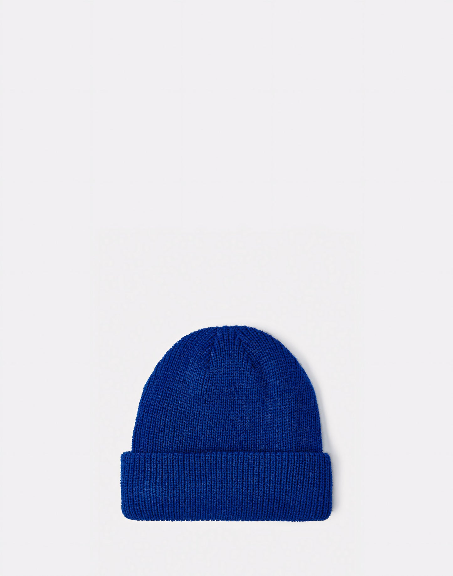 RIB KNITTED BEANIE