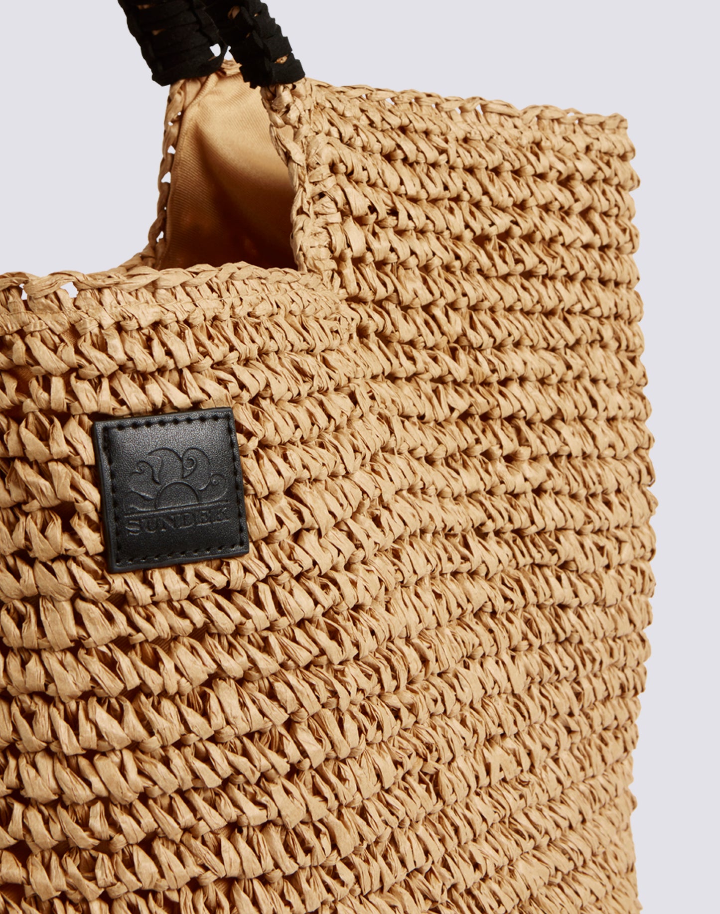 LARGE WOVEN PAPER STRAW BAG