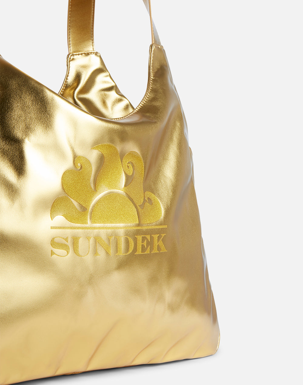 LAMINATED SHOPPING BAG WITH LOGO