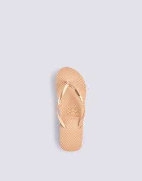 FLIP-FLOPS WITH GLITTER AND HIGH SOLE