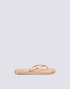 RUBBER FLIP-FLOPS WITH GLITTER