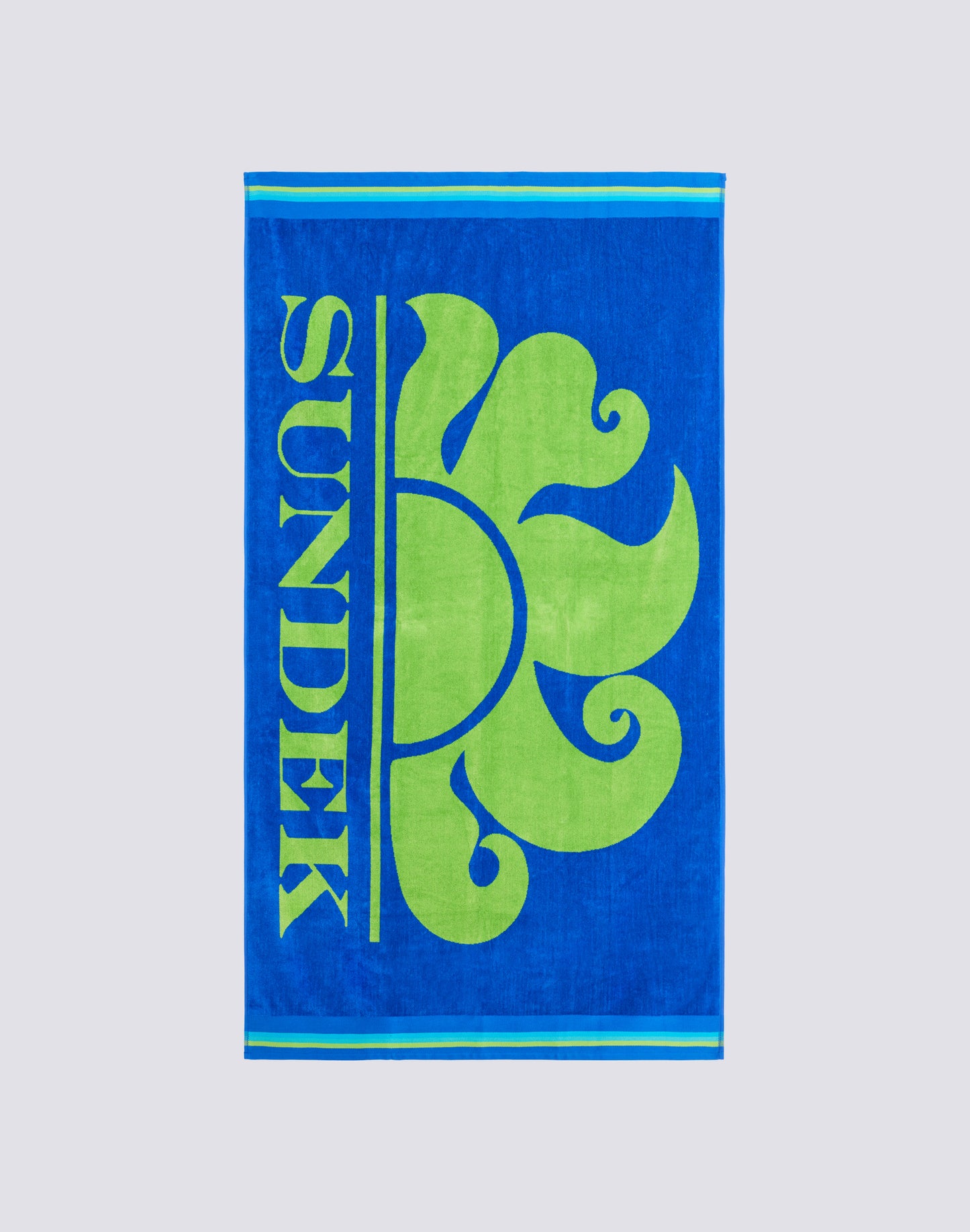 NEW CLASSIC - JACQUARD BEACH TOWEL WITH LOGO