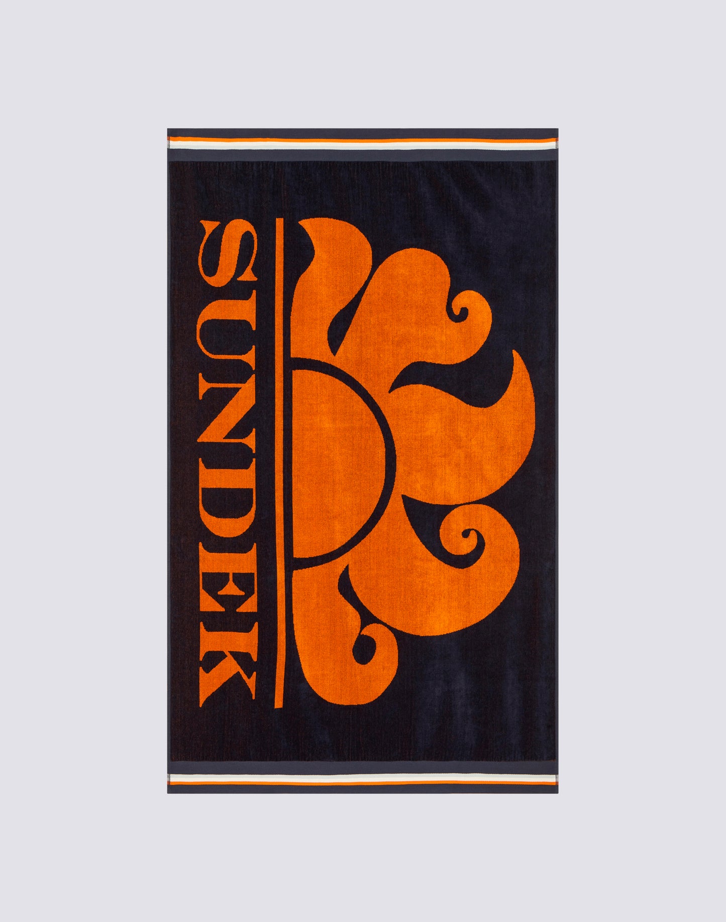 NEW CLASSIC - JACQUARD BEACH TOWEL WITH LOGO