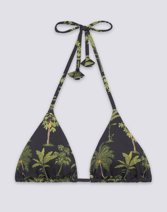 JENNIFER - BOTANICAL PRINT TRIANGLE BIKINI TOP