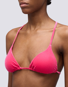 JENNIFER - VELVET ADJUSTABLE TRIANGLE TOP