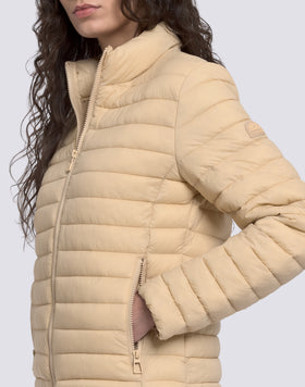 WOMEN'S DOWN JACKET WITH STANDING COLLAR
