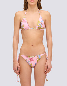 ANITA - BIKINI BOTTOMS WITH ADJUSTABLE TIES SWEET PARROT PRINT