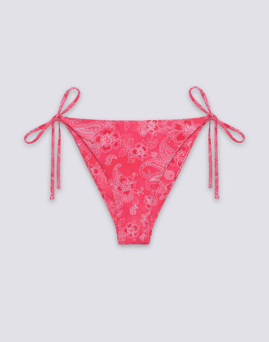 ANITA - HIBI PAISLEY BANDANA PATTERNED TIE-SIDE BIKINI BOTTOMS