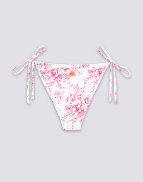 ANITA -  BIKINI BOTTOMS WITH ADJUSTABLE SIDES AND ROSE DE JOIE PRINT