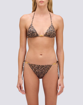 ANITA - ANIMAL PRINT BIKINI BOTTOMS WITH TIES