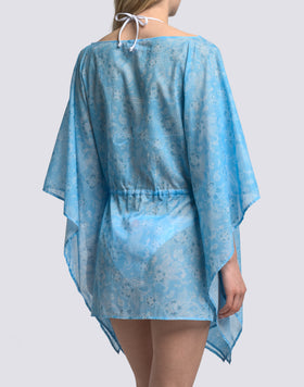 WOMEN'S BUTTERFLY DRESS WITH HIBI PAISLEY PRINT