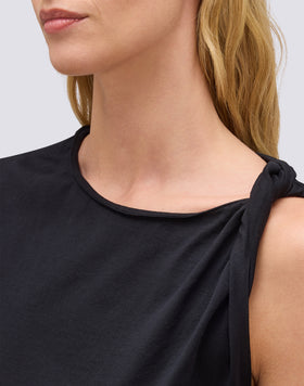 WOMEN'S TANK TOP WITH KNOT ON THE SHOULDER