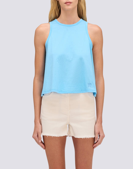 WOMEN'S CROP BOXY FIT TANK TOP