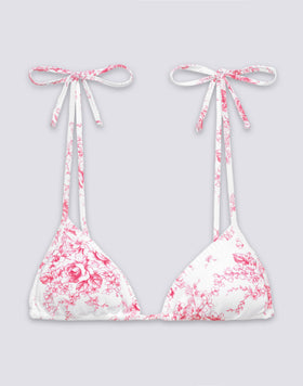 ARIZONA - ADJUSTABLE ROSE DE JOIE BRALETTE BIKINI TOP