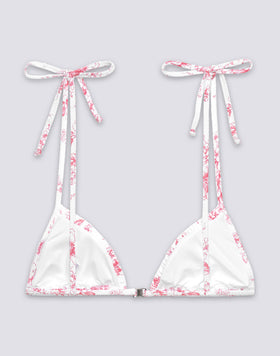 ARIZONA - ADJUSTABLE ROSE DE JOIE BRALETTE BIKINI TOP