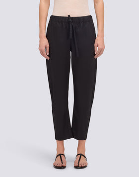 POPLIN LONG TROUSERS