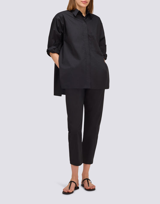 POPLIN LONG TROUSERS