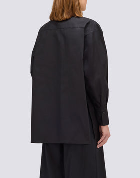 LONG-SLEEVED POPLIN SHIRT