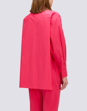 LONG-SLEEVED POPLIN SHIRT