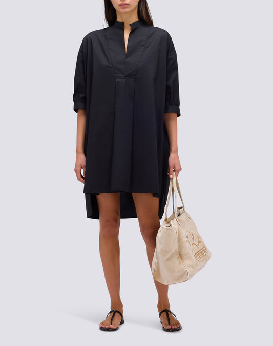 POPLIN BLOUSE DRESS