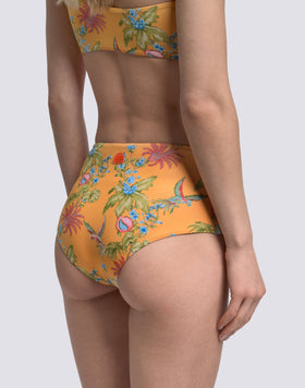 IPANEMA - HIGH-WAISTED SWEET PARROT PRINT CULOTTE BOTTOMS
