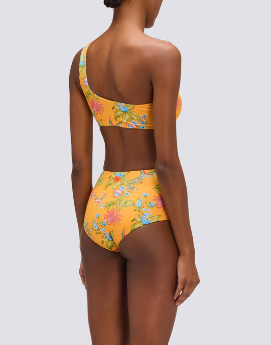 IPANEMA - HIGH-WAISTED SWEET PARROT PRINT CULOTTE BOTTOMS